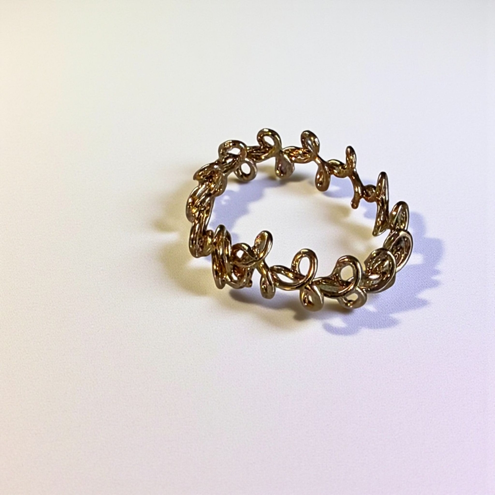 Gold Floral Ring